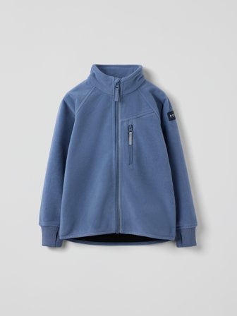 Polarn O. Pyret - Windproof fleece jacket - 104 - Childrenswear - blue