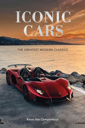 New Mags - Coffee Table Book - Iconic Cars - Rød - Coffee table books - Fra Homeroom