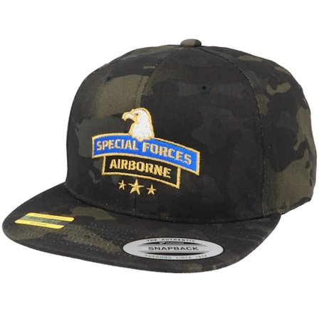 Army Head - Camo snapback Casquette - Special Forces Multicam Black Snapback @ Hatstore