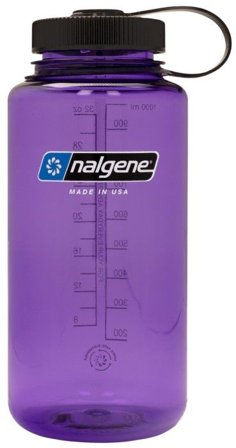 Nalgene Bottle 1L Wide Mouth Sustain Purple