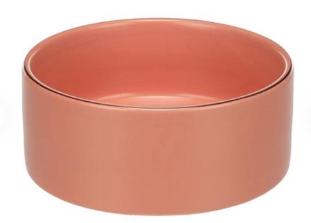 Eram Mat- og Vannskål til Hund, Rosa - 1200ml