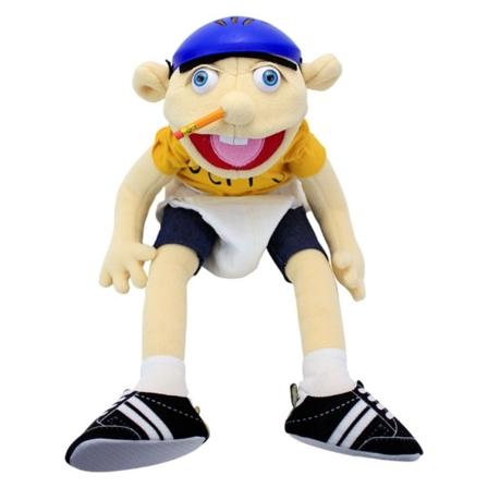 Jeffy Puppet Jeffy Hånddukke Tegneserie Plys Legetøj Udstoppet Dukke-WELLNGS