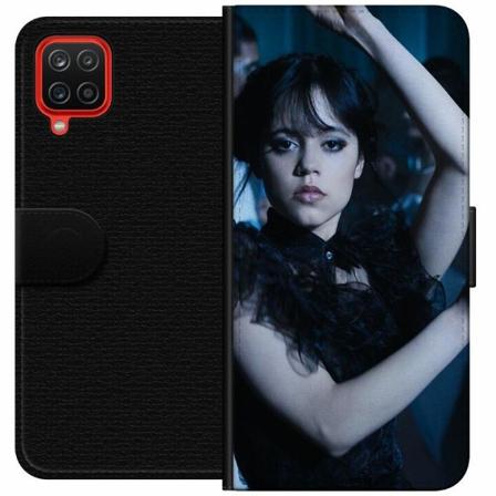 Samsung Galaxy A12 Plånboksfodral Wednesday Addams
