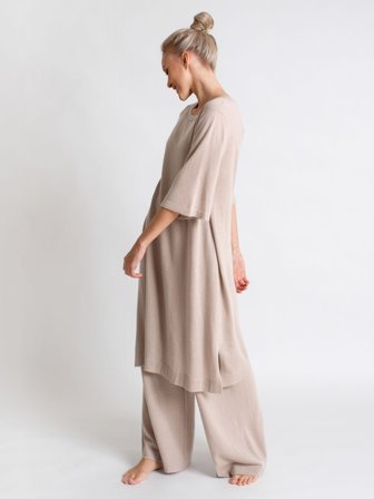 Kashmirkjole "Air tunic" - feather XL