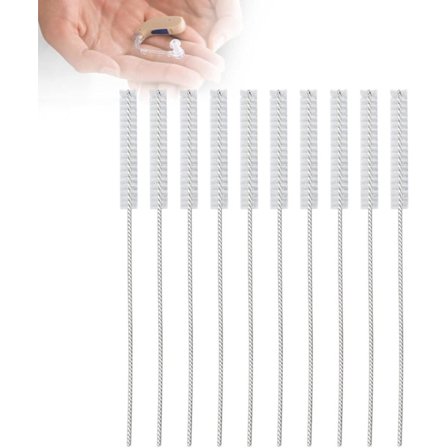 Høreapparat Ventilationsrørsbørste - 10 stk. 2,5 mm rengøringsværktøj til små huller eller rør