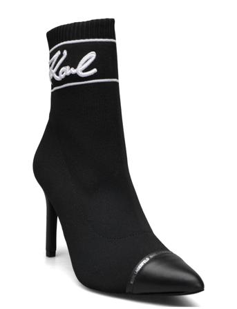 Pandara Signia Shoes Boots Ankle Boots Ankle Boot - Heel Sort Karl Lagerfeld Shoes