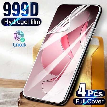 4 ST Hydrogelfilm för OPPO Reno 13 12 11 10 9 8 Pro Plus 8 5 Lite 7 6 Pro Skärmskydd för Find X8 Ultra X6 X5 X3 Pro Lite