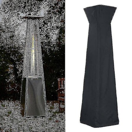 Vedenpitävä kaasupiramidi terassilämmittimen suojus Puutarhakalusteiden suojus Vedenpitävä suojus (221*42cm)_