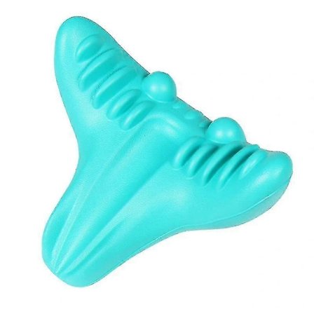 Nakkemassasjepute for nakkesøylen U-formet pute Limegrønn