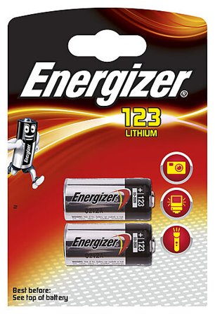 ENERGIZER BATTERI CR17345/123 3V 2PK