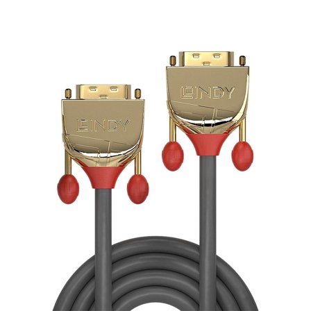 Lindy Gold - DVI-kabel - DVI-D til DVI-D - 5 m