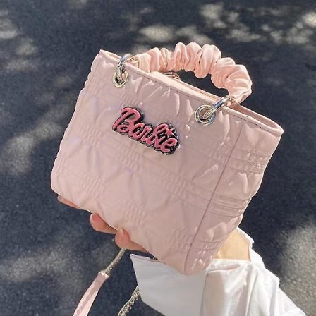 Barbie taske kvinder drømmende håndtaske kawaii piger skulder crossbody tote tasker anime kvinder shopping pung