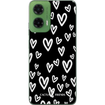 Yhteensopiva Puhelinkuori Motorola Motorola Moto G35 Cactus and Friends - Handdrawn Love Chaos