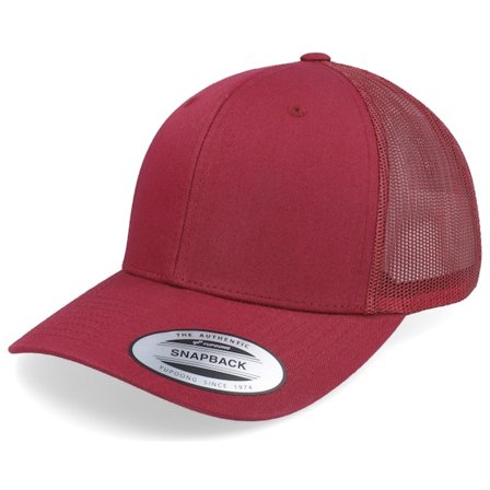Yupoong - Rouge trucker Casquette - Cranberry Trucker @ Hatstore