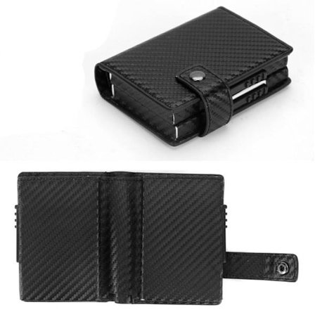 Aluminium PU-Läder Stilrent Praktiskt Korthållare från Jensen