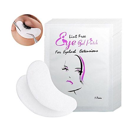 10 par øyelapper, øyeputer, vippeextensions