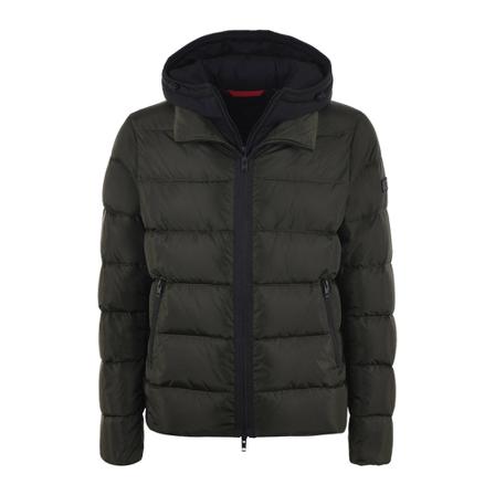 Fay, Short Double Front Jacket Zwart, Heren, Maat:S,nylon