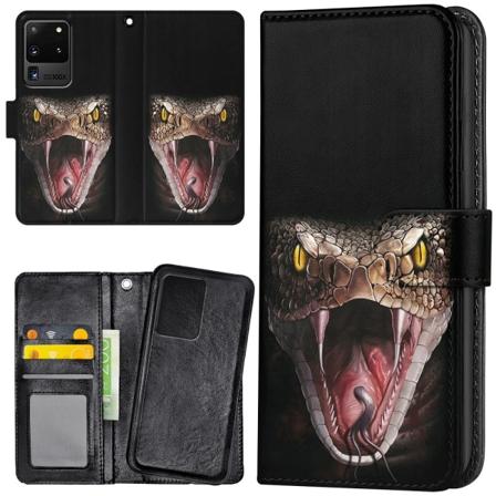 Samsung Galaxy S20 Ultra - Lommebok Deksel Snake