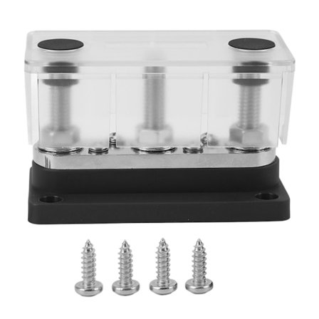 12V 48V 300A Batteri Kopplingsplint Bil Lastbil Husbil Marinbåt Solenergisystem Svart