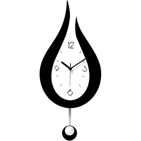 Stille Veggklokker Vann Dråper Sving Veggklokke Moderne Design Nordisk Stil Stue Veggklokker Mote Kreativ Soverom Veggklokke