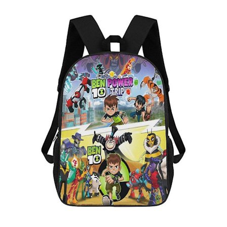 Ben 10 Tennyson Skuldertaske Rygsæk Skoletaske Bogtaske Multipurpose Laptop Rygsæk