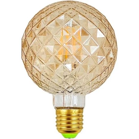 Vinterkampanje, e27, E27 4w LED-lampe, Retro Filamentlampe, Ideell for nostalgisk og retrobelysning, Varmhvit, G95