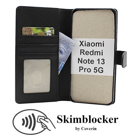 Skimblocker Xiaomi Redmi Note 13 Pro 5G Plånboksfodral