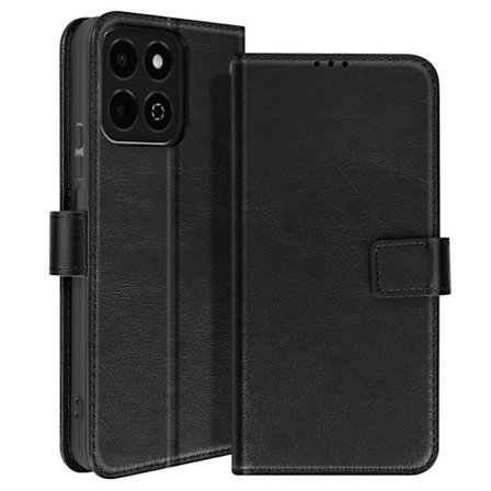 Honor 200 - Älykäs muotoilu - Vintage - Musta - Ekologinen nahka - Video tuki