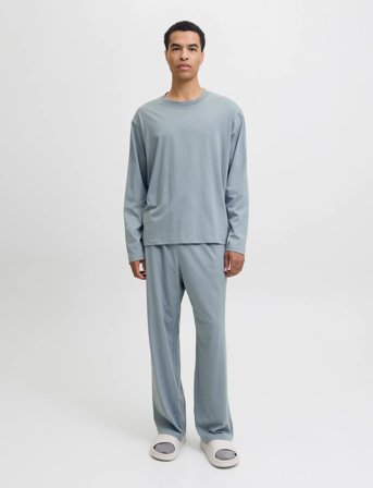 Jack & Jones Jacalfred Ls Tee And Pants Set W Styd - Blue - L