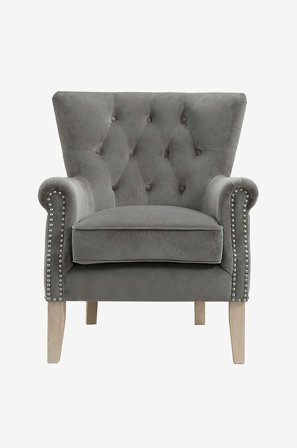 Dorel Home - Lounge-tuoli Dorel - Harmaa - Nojatuolit - - Homeroom