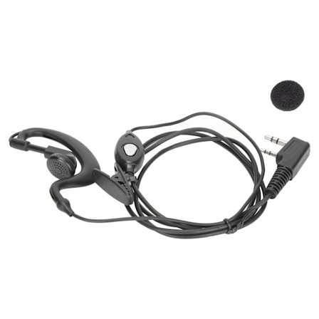 P992‐PK01‐G Walkie Talkie Ørepropper med Mikrofon Walkie Talkie Hodetelefon for Kenwood/BAOFENG