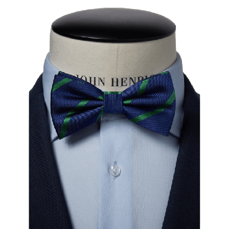 John Henric Striped Bow Tie Kostymtillbehör Herr Flerfärgad ONESIZE