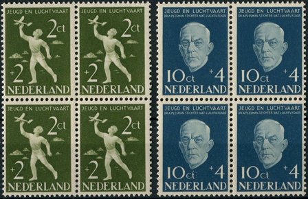 Holland 1954 - NVPH 647-648 - 4-blokke - Postfrisk