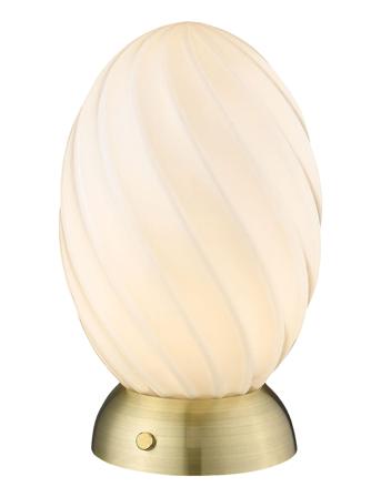 Twist Home Lighting Lamps Table Lamps Creme Halo Design