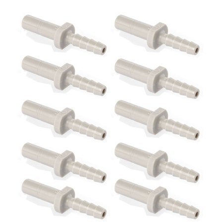 10 st hullingförsedda Rörpassning Rak Rörfog Slang Barb