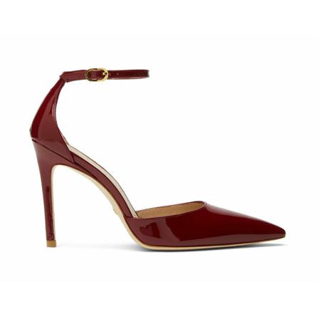 Stuart Weitzman, 100 Strap Pumps Czerwony, Kobieta, Rozmiar: 36 1/2 EU