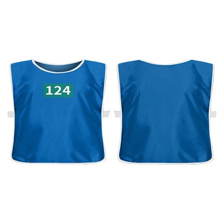 Squid Game 3 Spillere Cosplay Kostyme Vest Klær Blå -124 Blå -124-{FY} Blå -124 100-160cm