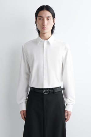 COS Men's Classic Cotton Shirt in White