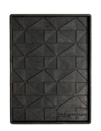 Shoe And Boot Tray Rubber Black Tica Copenhagen