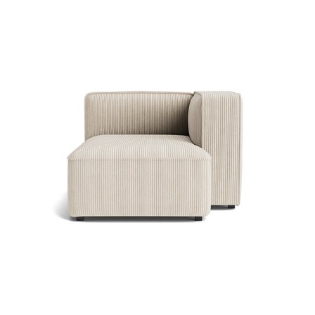Modus Chaiselong Modul, Højrevendt, Komfortabel Sofa - 98x130x67cm - Slidstærk Chaiselong med Koldskum & Nozag fjedre - Perfekt til afslapning