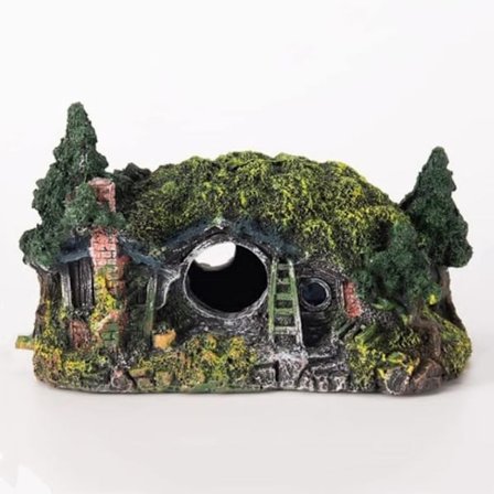 Hole House Shelter Fish Tank Ornament Dwarf House
