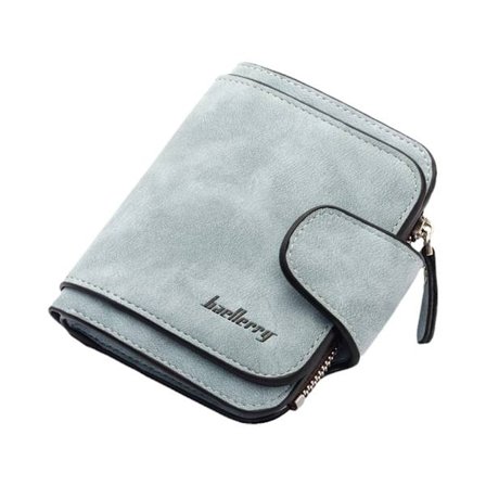 Kort plånbok Enkel Haspväska Myntväska Korthållare Matt Matt PU Läder