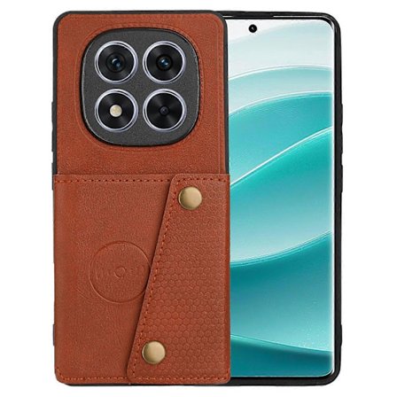 Kompatibel med Xiaomi Redmi Note 14 Pro+ 5G Etui Kortpladser Stativ Læder + TPU Telefon Etui-lingling} Multicolor{wh}