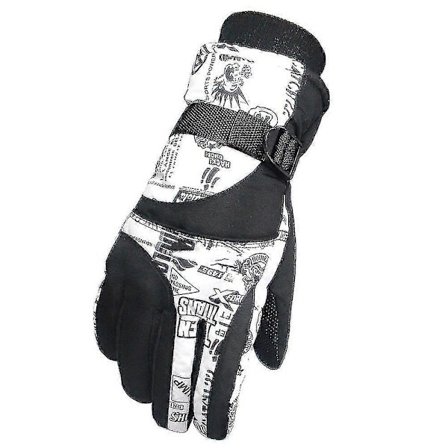 1 par skihandsker, varme, vindtætte, skridsikre til vinter udendørs sne motorcykel cykling