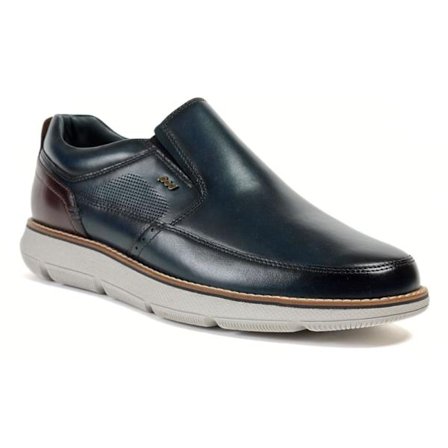 POD Herr Fowler Italienska Läderskor Slip-on Casual 10 UK Navy