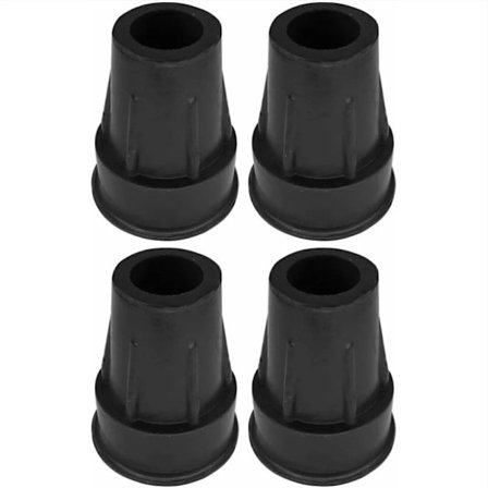 4x forsterket sklisikker ytre rundrørspissstokk krykkepinne med