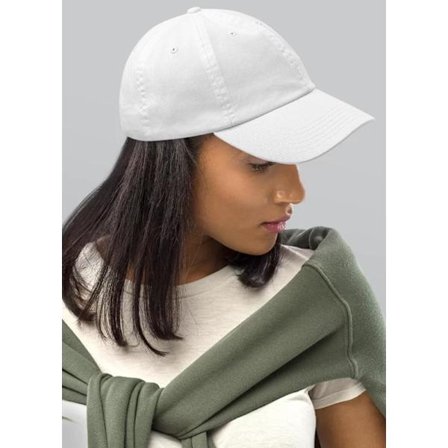 Hvit hette Unisex baseballcaps