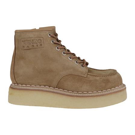 Kenzo, Lace-up Boots Beige, Dames, Maat:40 EU