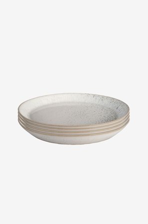 Denby - Tallerken Kiln diameter 21,5 cm 4-pk - Beige - Asjetter - Fra Homeroom