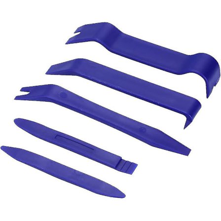 Auto Panel Fjernelsesværktøj, Bil Dør Panel Trim Fjernelsesværktøjssæt Til Bil Instrumentbræt Lyd Radio Installatør Pry Værktøj(blå)(1stk)